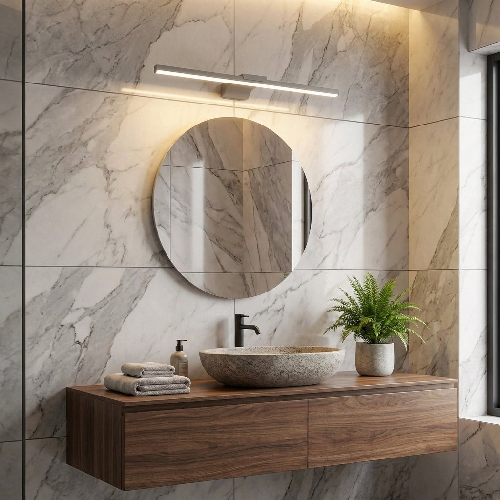 Arzo - Waterproof LED Bathroom Mirror Light - Modern Vanity Wall Lamp