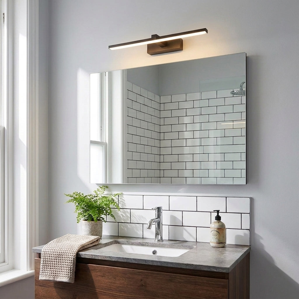 Jexlu - Linear LED Vanity Mirror Light - Modern Bathroom Wall Sconce