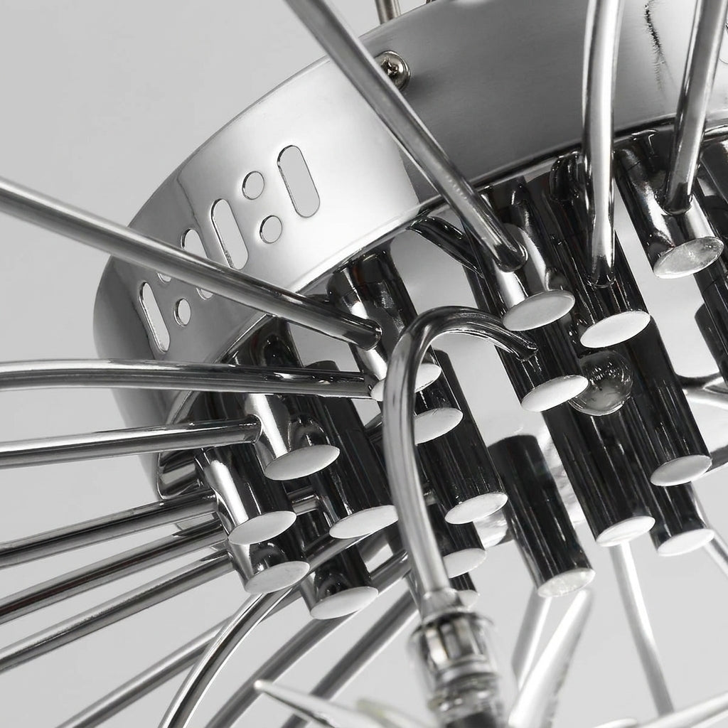 Silqa Sputnik chandelier arm close up
