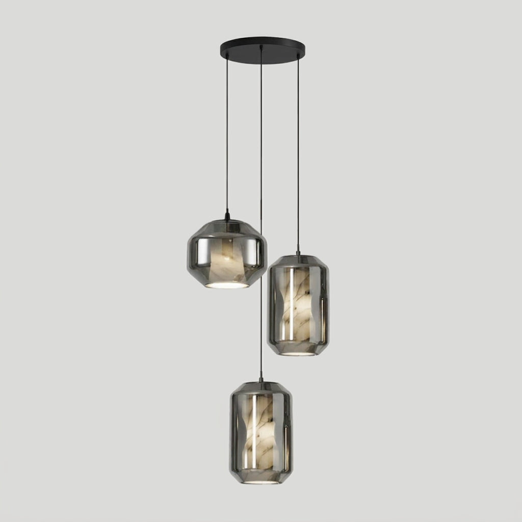 Bozla alabaster glass pendant light, additional product photo 3