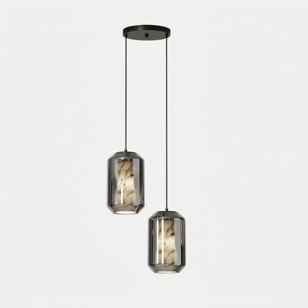 Bozla alabaster glass pendant light, additional product photo 4