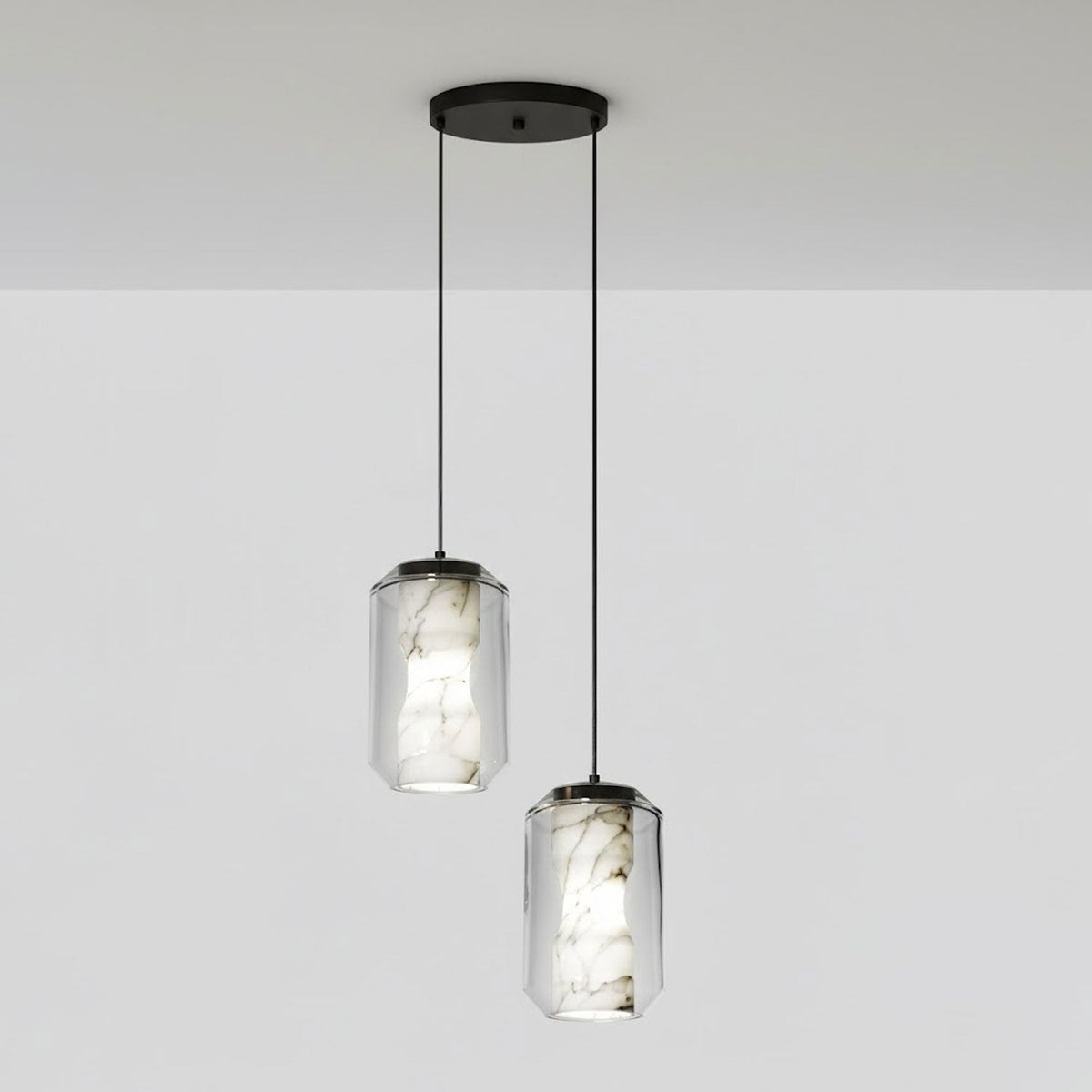 Bozla alabaster glass pendant light, additional product photo 5