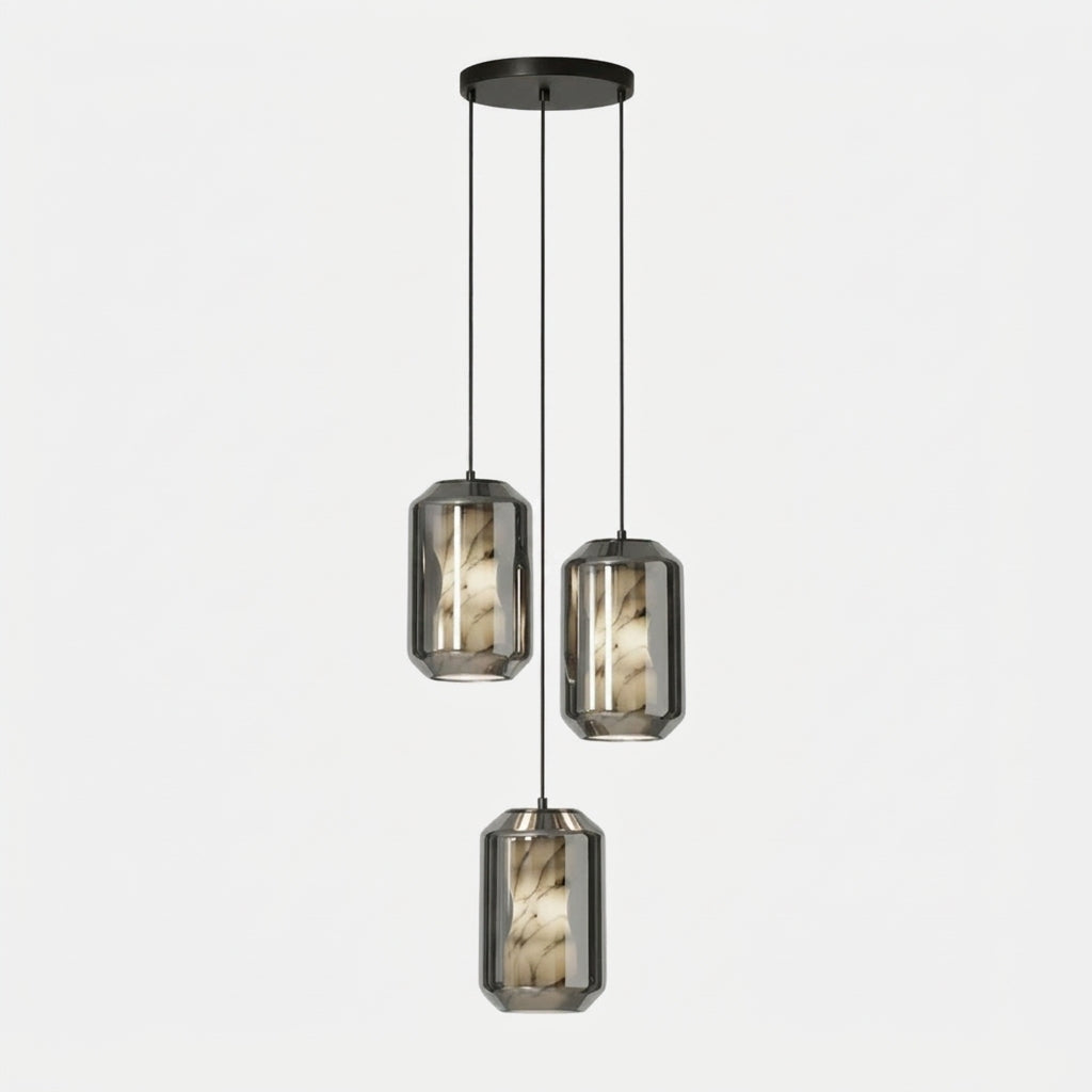 Bozla alabaster glass pendant light, additional product photo 9