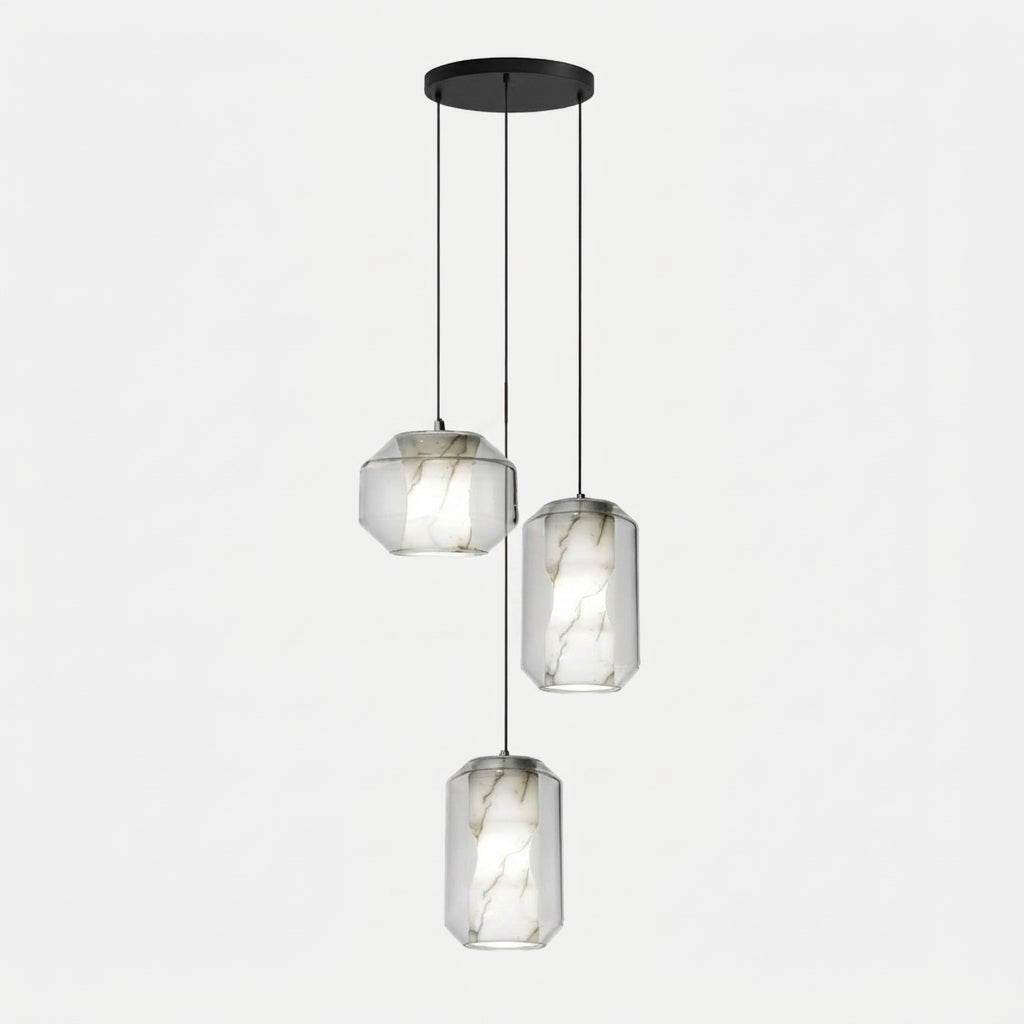 Bozla alabaster glass pendant light, additional product photo 10