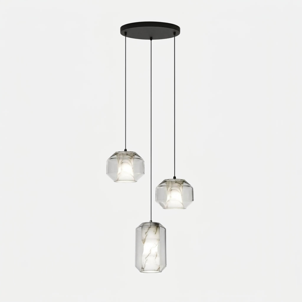 Bozla alabaster glass pendant light, additional product photo 11