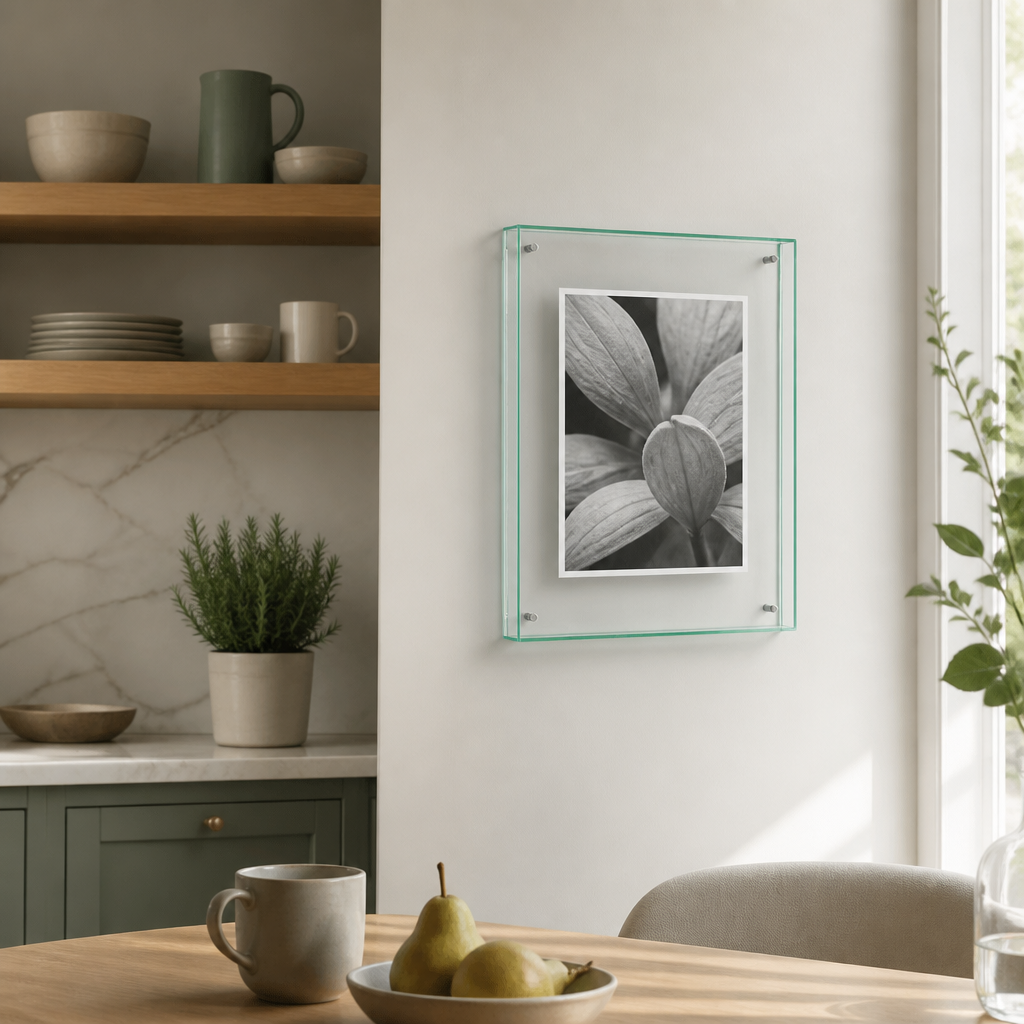 Byres acrylic photo frame, vibrant colour-edge design, product photo 11