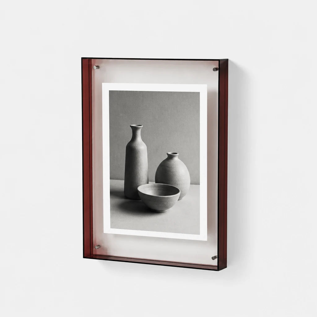Byres acrylic photo frame, vibrant colour-edge design, product photo 14