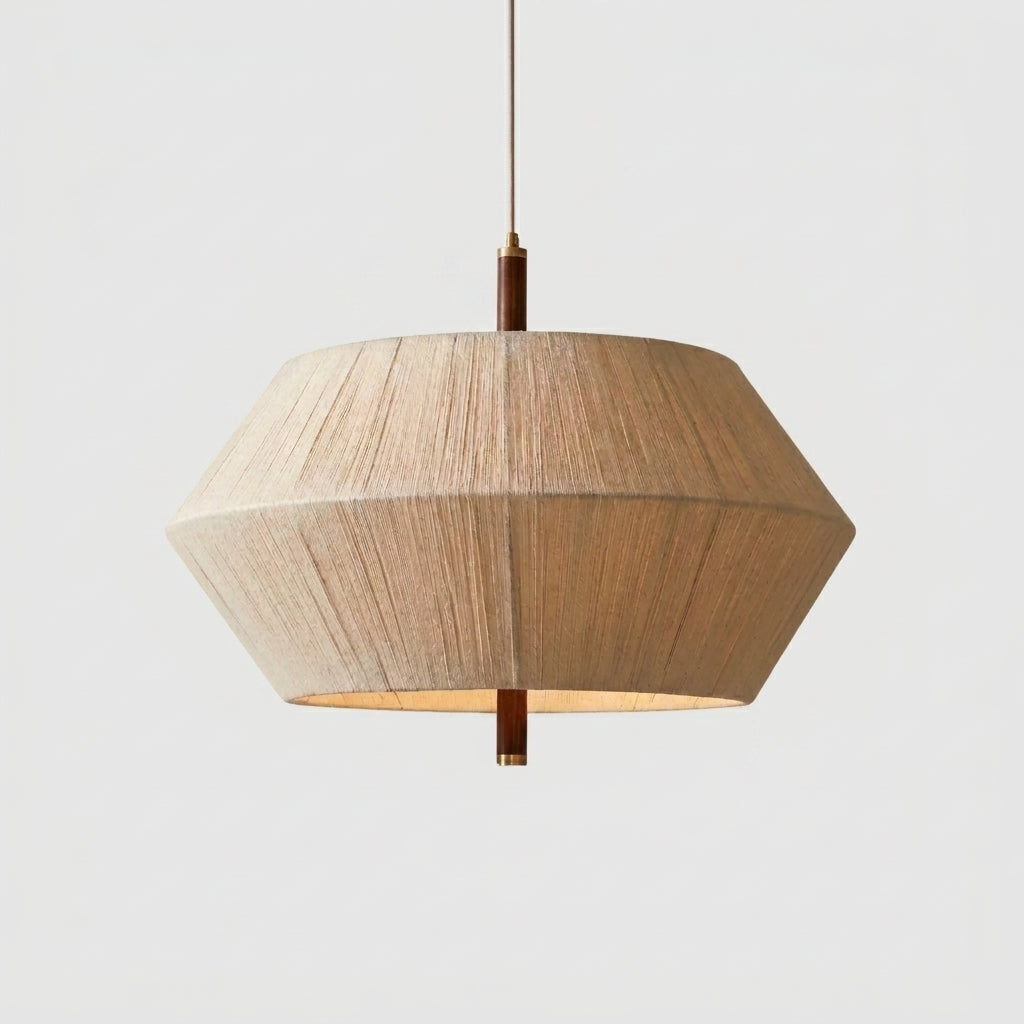 Ceqo Japanese Wabi-Sabi woven cotton thread pendant light