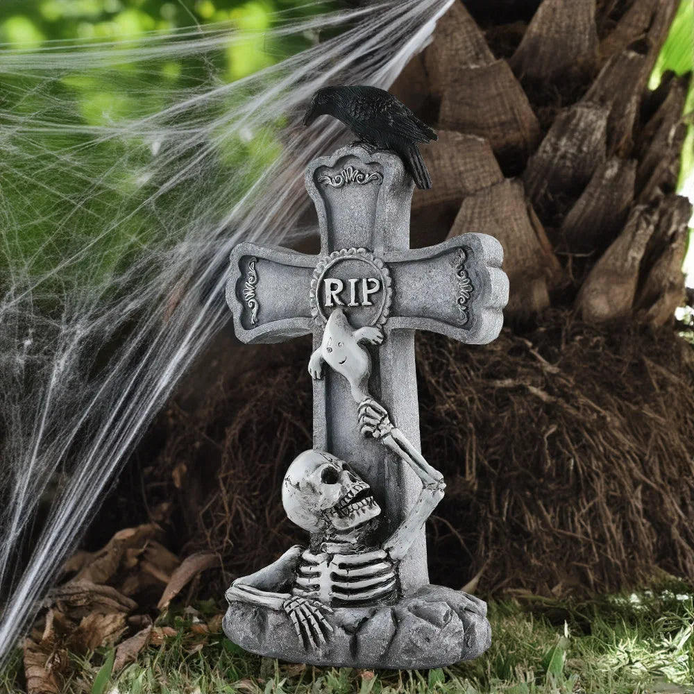Grimslab RIP tombstone detail