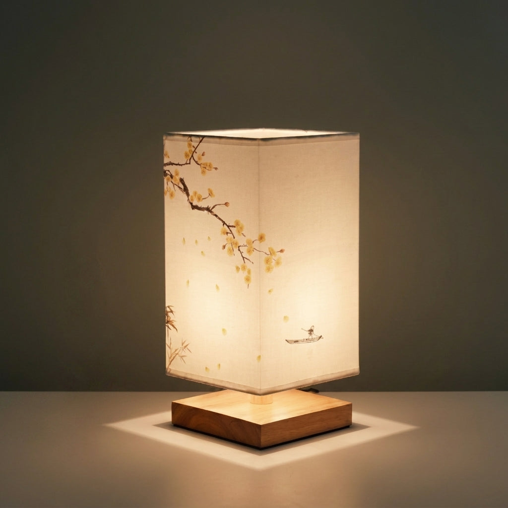 Nimza yellow Blossom table lamp, alternate product shot