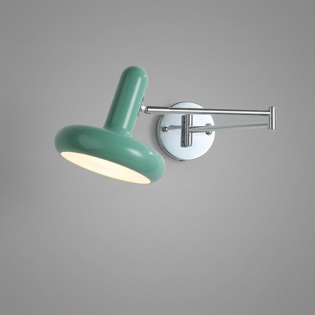 Tolzi wall sconce in green, studio shot