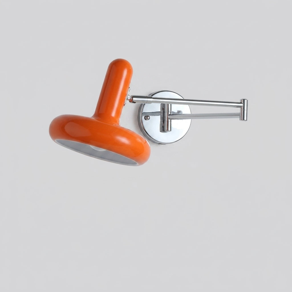 Tolzi wall sconce in orange, studio shot
