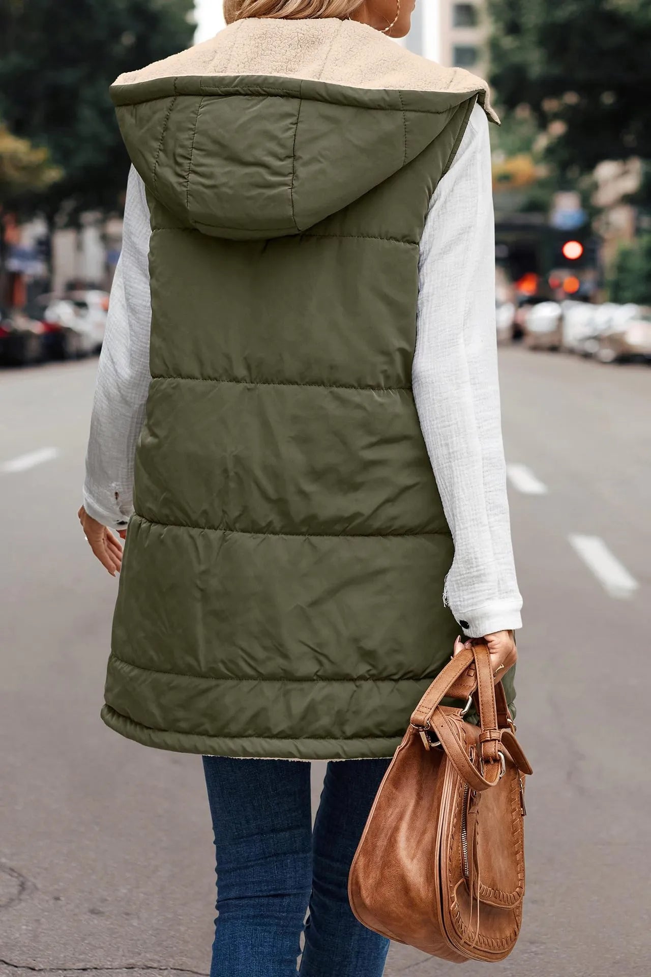 Urban Chill Sherpa Hooded Vest