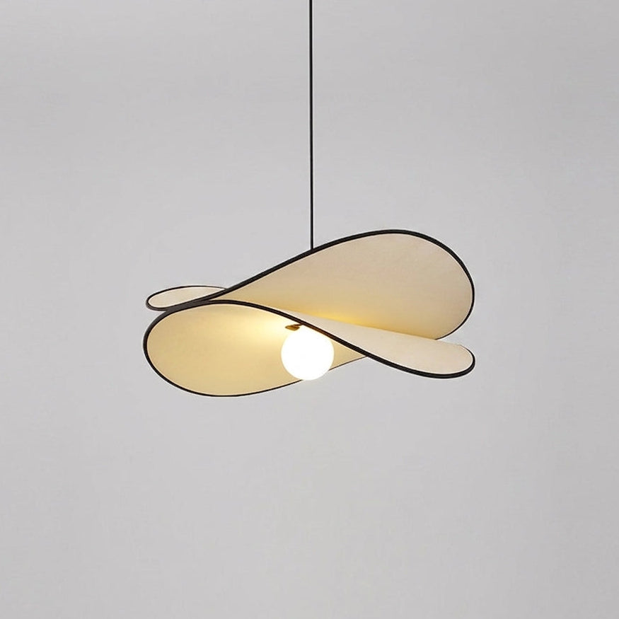 Ujnu dragonfly pendant light front angle on grey background