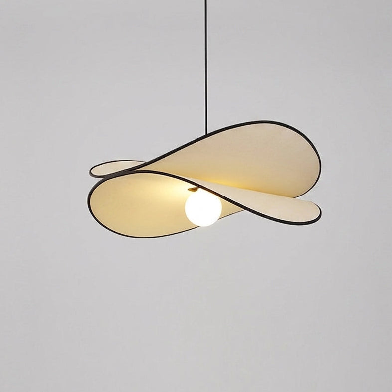 Ujnu dragonfly pendant light full view on grey background